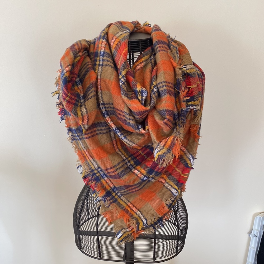 Huge fall blanket scarf